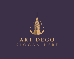 Luxury Skyscraper Architecture logo design