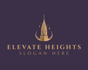 Luxury Skyscraper Architecture logo design