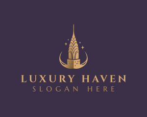 Luxury Skyscraper Architecture logo design