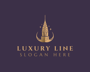 Luxury Skyscraper Architecture logo design