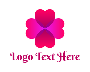 Pink Love Clover logo