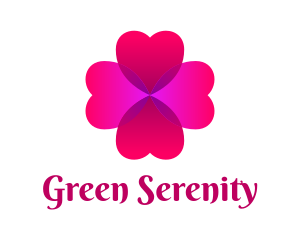 Pink Love Clover logo