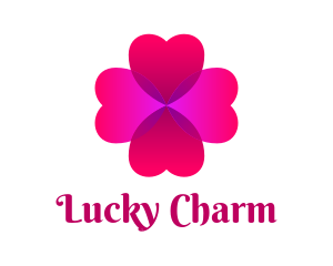 Pink Love Clover logo