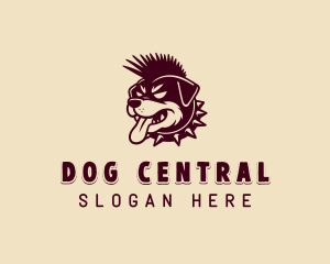 Dog Punk Rock logo design