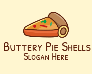 Pizza Pie Slice  logo design