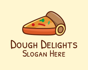 Pizza Pie Slice  logo design