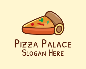 Pizza Pie Slice  logo design