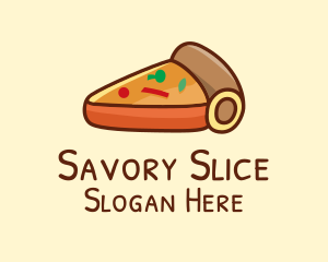 Pizza Pie Slice  logo design