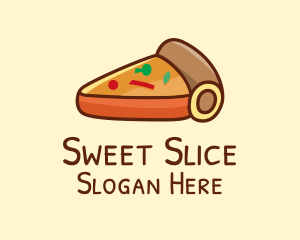 Pizza Pie Slice  logo design