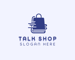 Book Shopping Bag logo design