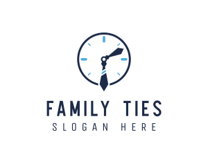 Work Office Clock logo design