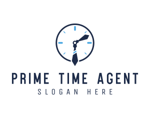 Work Office Clock logo design