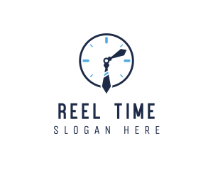 Work Office Clock logo design