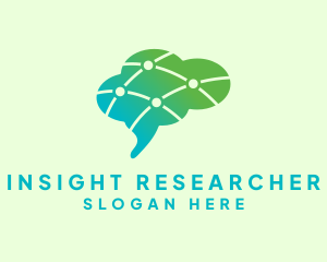 Brain Psychology Research logo design