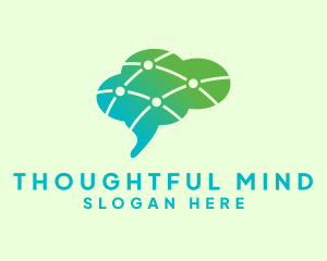 Brain Psychology Research logo design