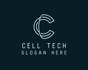 Minimal Tech Letter C logo design