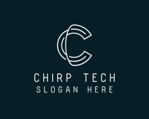 Minimal Tech Letter C logo design