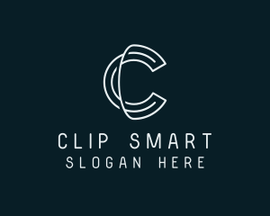 Minimal Tech Letter C logo design