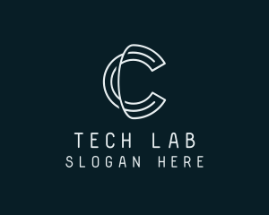 Minimal Tech Letter C logo design