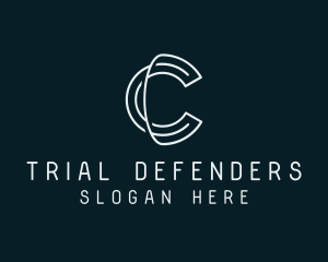 Minimal Tech Letter C logo design