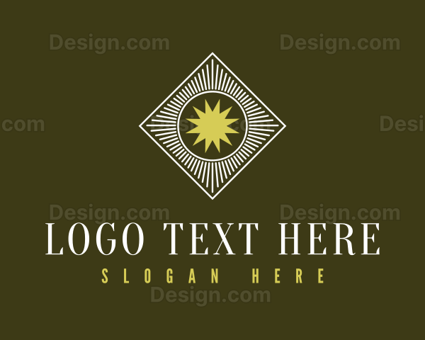 Antique Sun Frame Logo