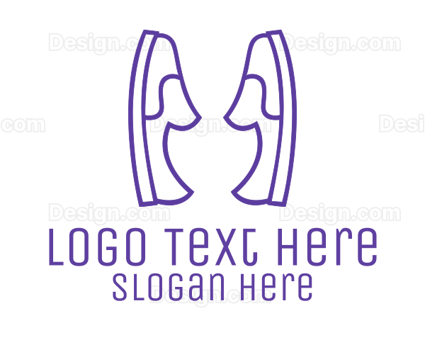 Shoe Slippers Loafers Logo