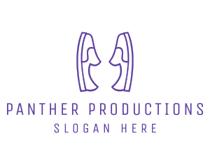 Shoe Slippers Loafers logo design