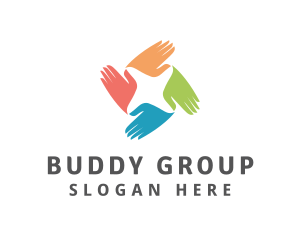 Hands Group Charity logo design