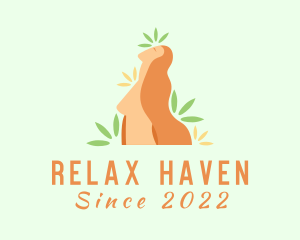 Hair Relaxation Woman logo design