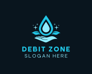 Natural Water Droplet logo design