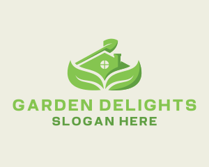 House Shovel Landscaping logo design