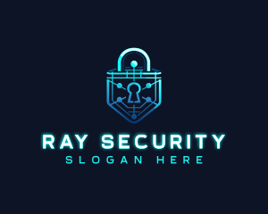 Security Lock Technology logo design