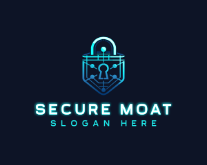 Security Lock Technology logo design