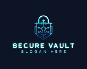 Security Lock Technology logo design