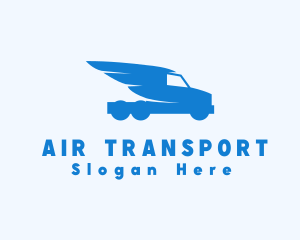 Delivery Truck Wings logo design