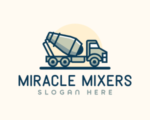 Concrete Mixer Truck logo
