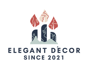 Wax Candle Decor logo design