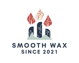 Wax Candle Decor logo design