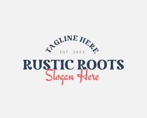 Generic Rustic Company logo design