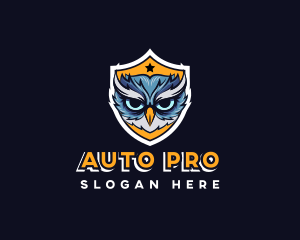 Owl Bird Shield Gaming logo