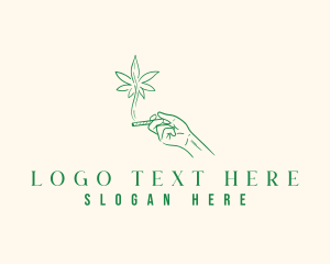 Marijuana Weed Smoker logo