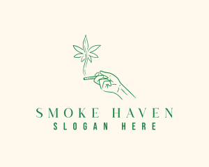 Marijuana Weed Smoker logo