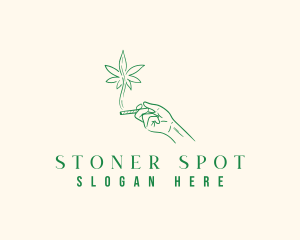 Marijuana Weed Smoker logo