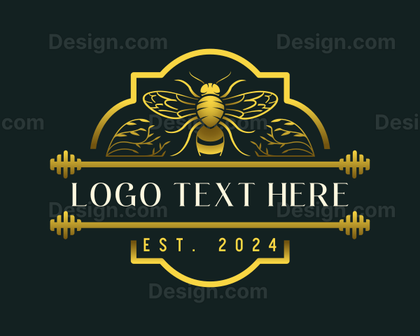 Organic Honey Bee Logo