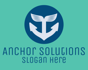 Anchor Whale Fin logo
