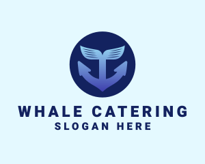 Anchor Whale Fin logo