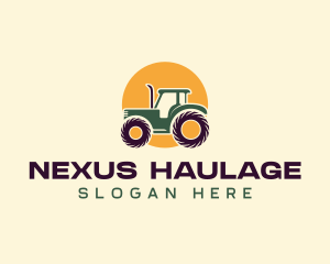 Agriculture Farm Tractor logo design