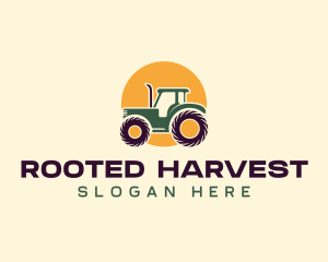 Agriculture Farm Tractor logo design