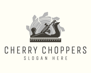 Rustic Planer Carpenter logo design