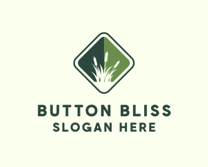 Grass Garden Lawn logo design